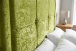 The Charlotte Headboard fabric and design close-up