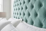 The Chesterfield Headboard fabric and design close-up
