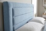 The Clarence Headboard fabric and design close-up