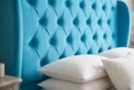 The DaVinci Headboard fabric and design close-up