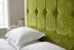 The Devon Headboard fabric and design close-up