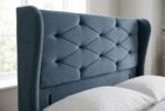 The Diamond Headboard fabric and design close-up