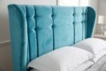 The Mona Lisa Headboard fabric and design close-up