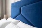 The Orlando Headboard fabric and design close-up