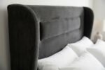The Sapphire Headboard fabric and design close-up